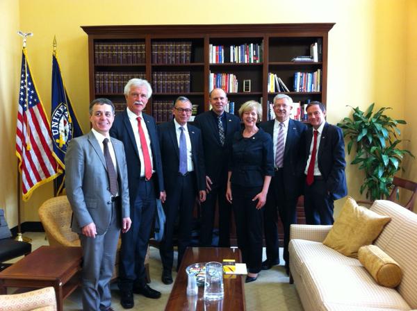 Senator Tammy Baldwin and Ambassador Dahinden